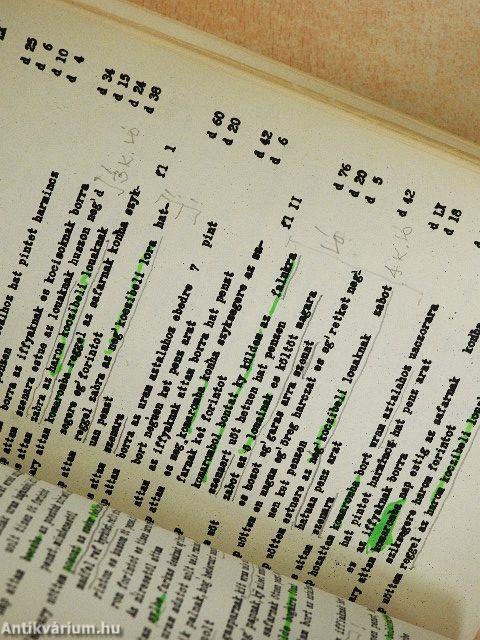 Kultúrtörténeti szemelvények a Nádasdiak 1540-1550-es számadásaiból I-II.