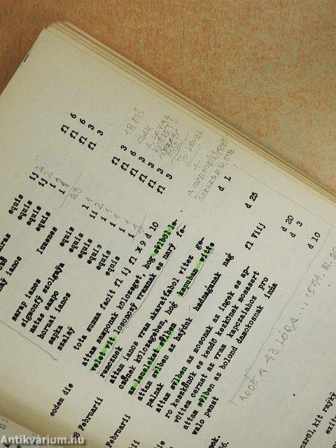 Kultúrtörténeti szemelvények a Nádasdiak 1540-1550-es számadásaiból I-II.