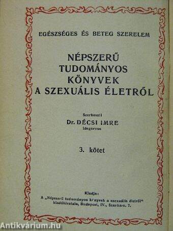 A nemi élet és az erótika III-IV. (töredék)