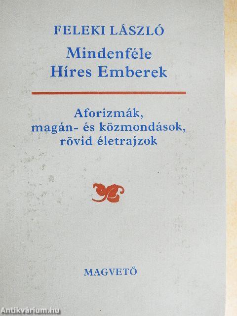 Mindenféle Híres Emberek