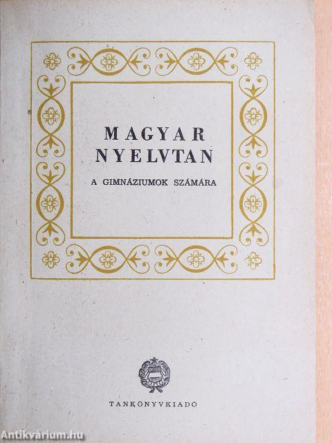 Magyar nyelvtan