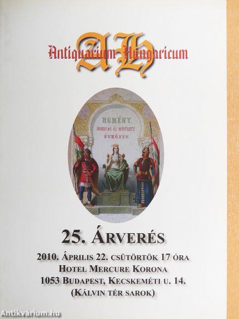 Antiquarium Hungaricum 25. árverés
