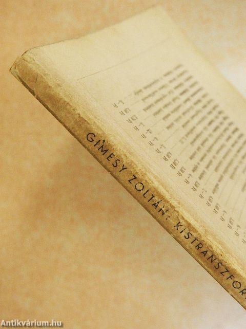 Kistranszformátorok készítése