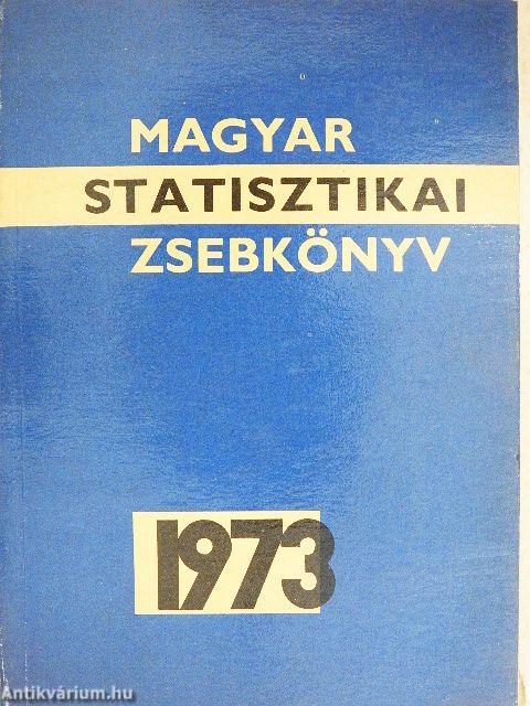 Magyar statisztikai zsebkönyv 1973.
