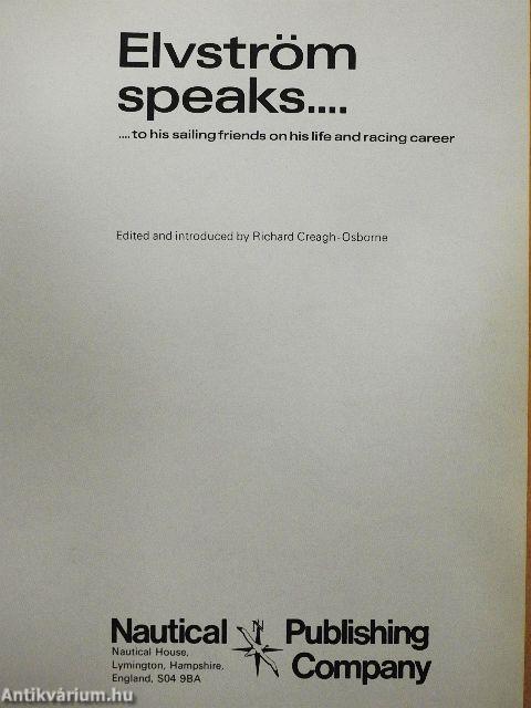 Elvström speaks...