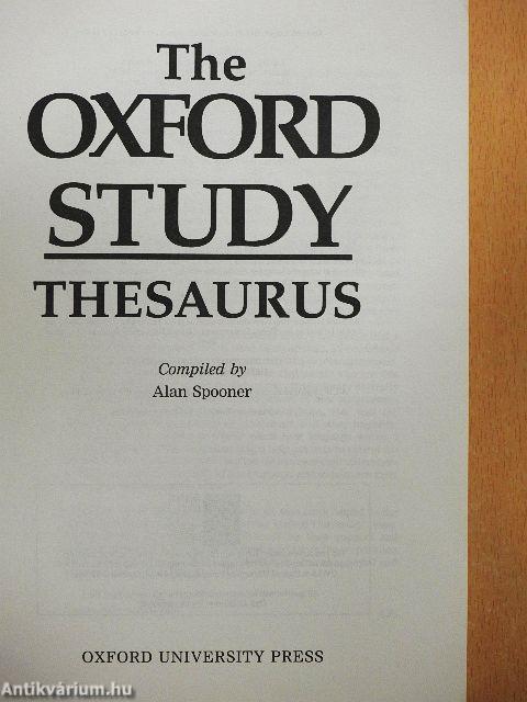 The Oxford Study Thesaurus