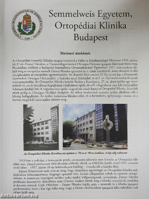 A magyar ortopédia története