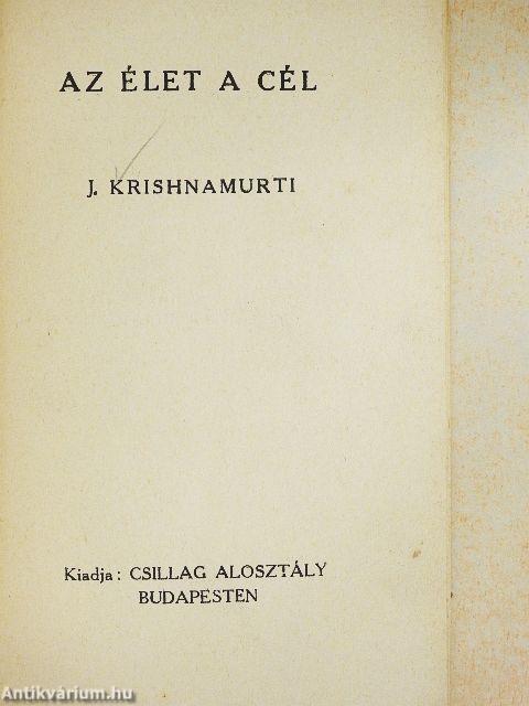 Az élet a cél