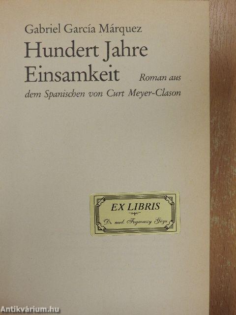 Hundert Jahre Einsamkeit