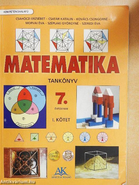 Matematika tankönyv 7/I.