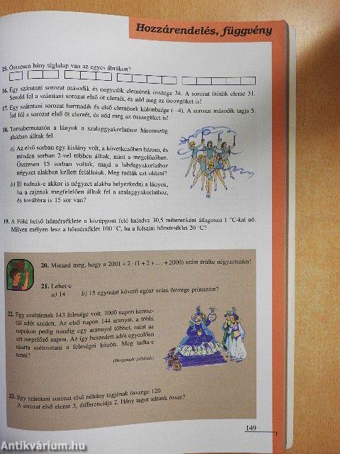 Matematika tankönyv 7/I.