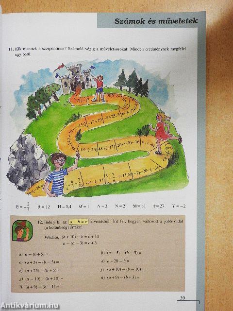 Matematika tankönyv 7/I.