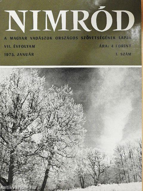 Nimród 1975. (nem teljes évfolyam)