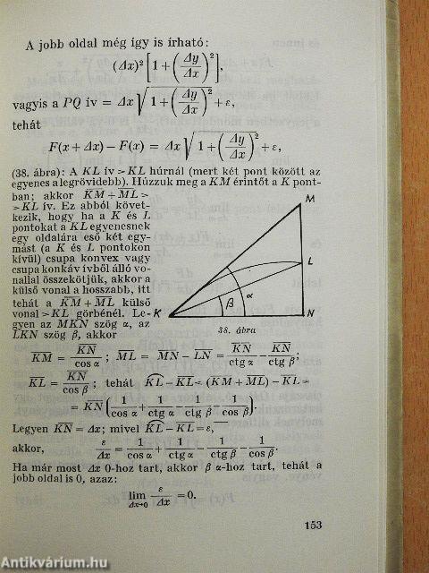 Bevezetés a differenciál- és integrálszámításba