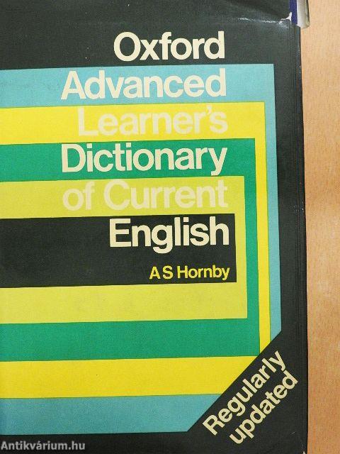 Oxford Advanced Learner's Dictionary of Current English