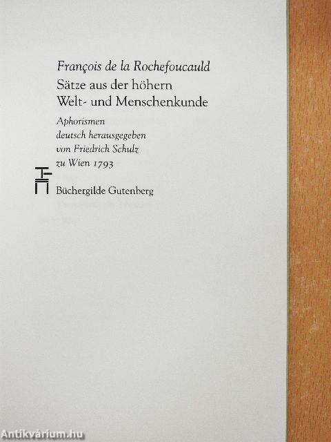 Sätze aus der höhern Welt- und Menschenkunde