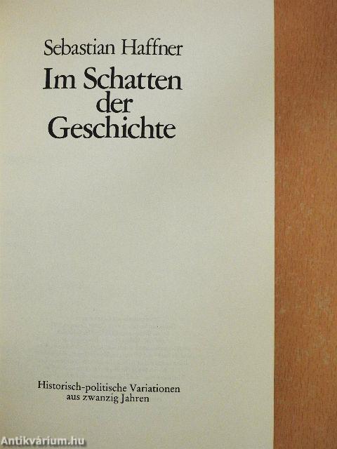 Im Schatten der Geschichte