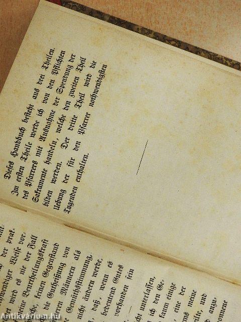 Praktisches Handbuch für den angehenden Pfarrer (gótbetűs)