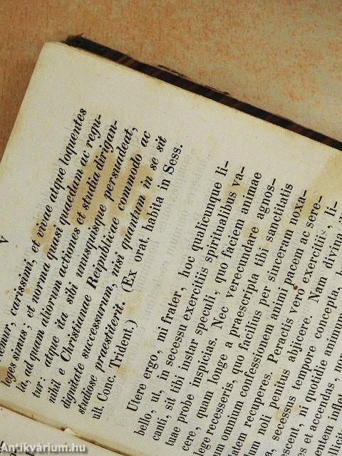 Examen ad usum cleri, in gratiam praecipue sacerdotum, sacra exercitia obeuntium/Collationes