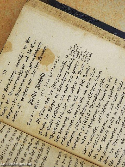 Apostolat des gebetes in Vereinigung mit dem göttlichen Herzen Jesu/Art und Weise, die geistliche Betrachtung zu verrichten (gótbetűs)