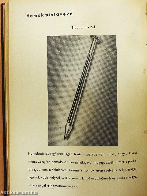 Anyagvizsgáló műszerek 1957