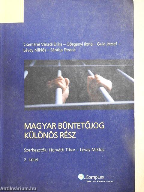 Magyar büntetőjog 2.