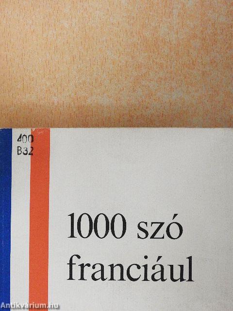 1000 szó franciául 
