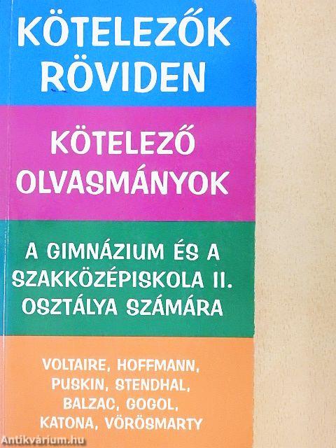 Kötelező olvasmányok