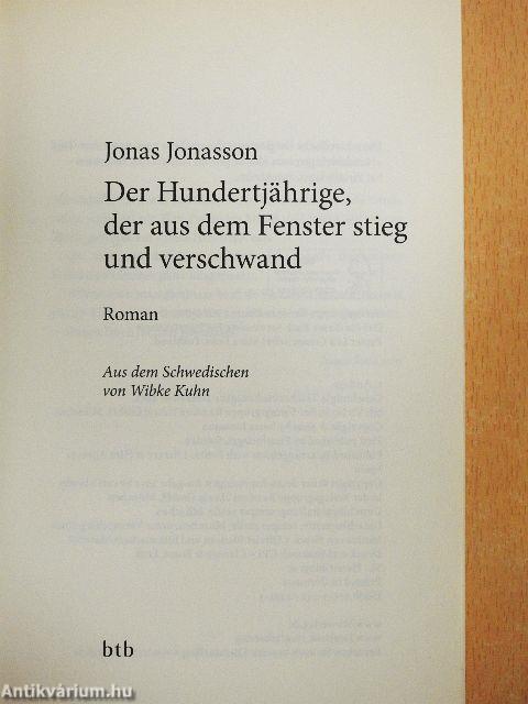 Der Hundertjährige, der aus dem Fenster stieg und verschwand