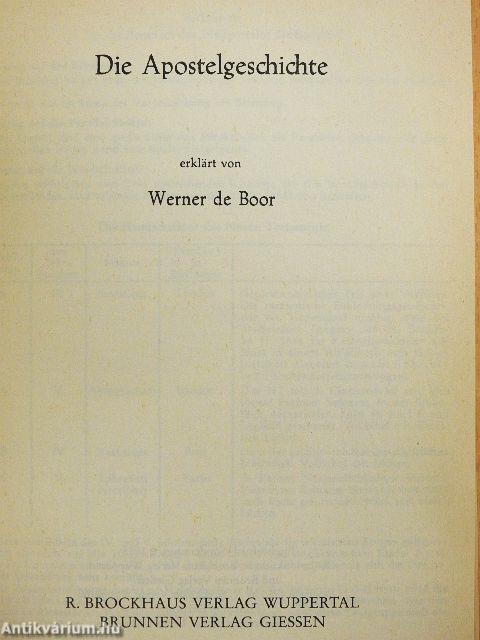 Die Apostelgeschichte