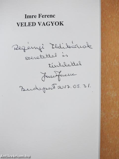 Veled vagyok (dedikált példány)