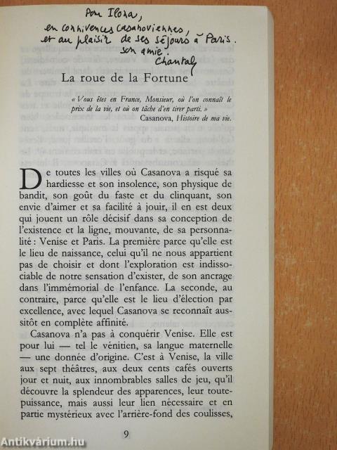 Mon apprentissage á Paris (dedikált példány)