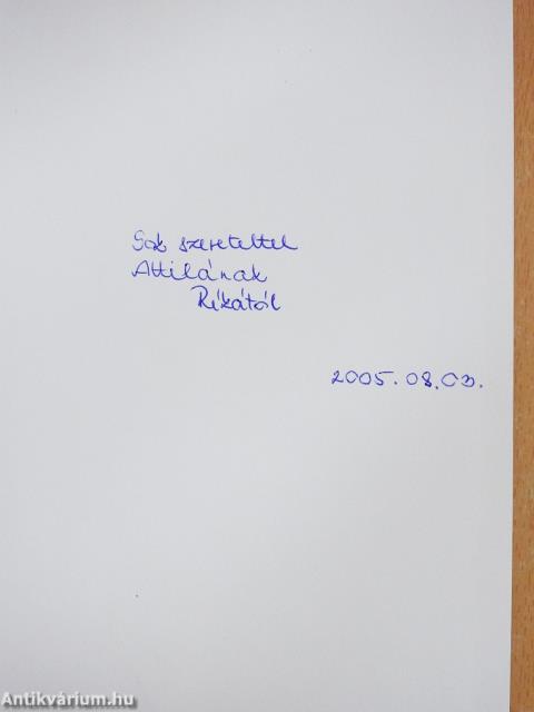 Hatvan szóperc (dedikált példány)