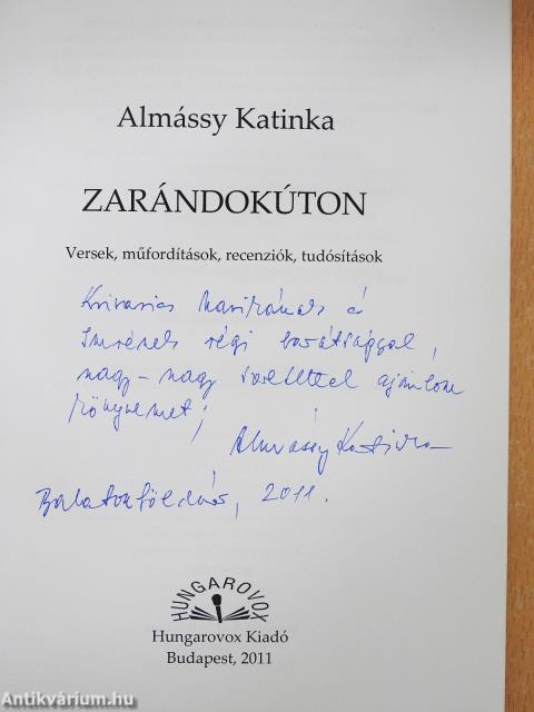 Zarándokúton (dedikált példány)