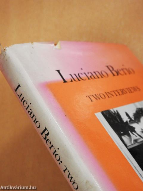 Two interviews with Rossana Dalmonte and Bálint András Varga (dedikált példány)