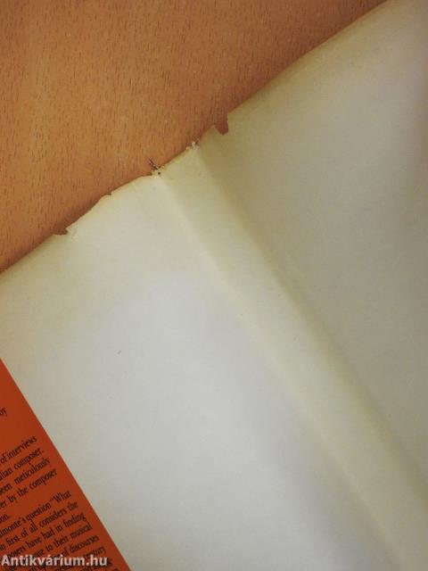 Two interviews with Rossana Dalmonte and Bálint András Varga (dedikált példány)