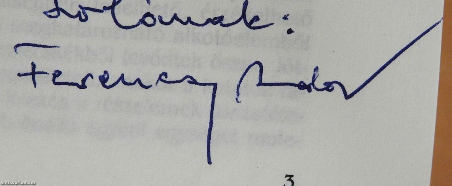 Anyag és szellem keletkezése (dedikált példány)