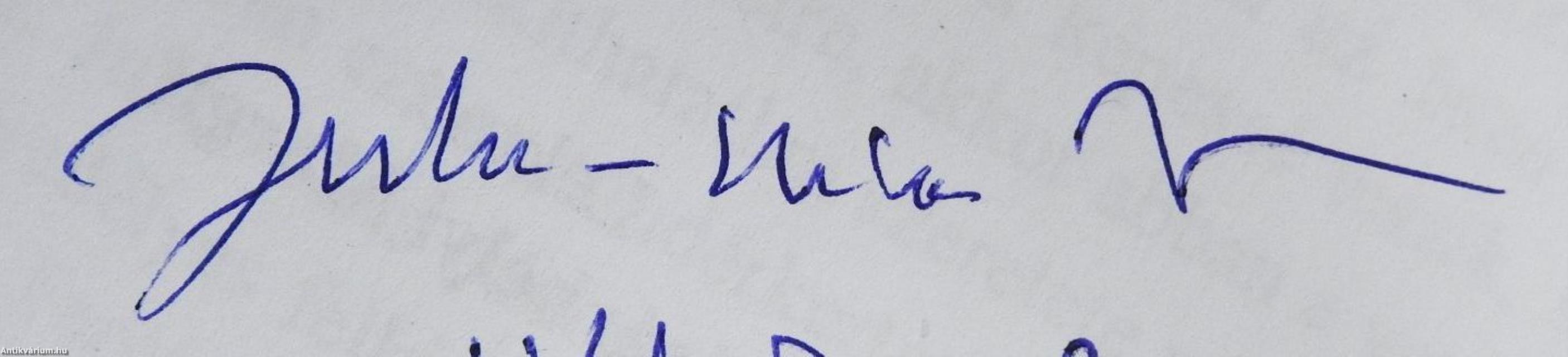 Piros pipacs a vágy (dedikált példány)