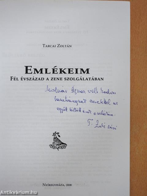 Emlékeim - CD-vel (dedikált példány)