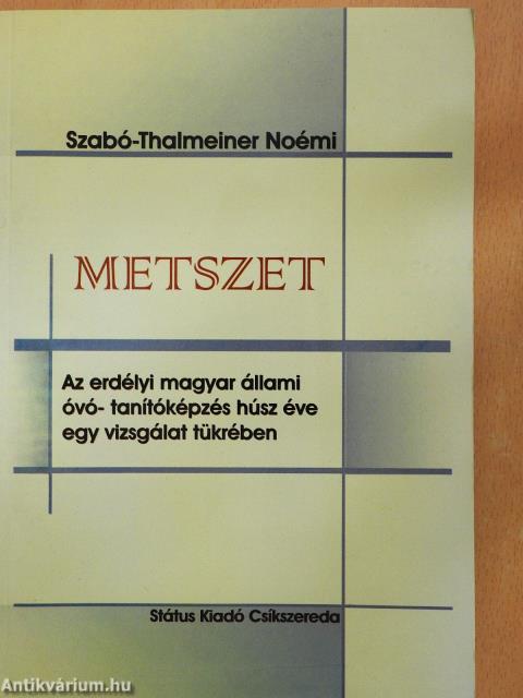 Metszet  (dedikált példány)