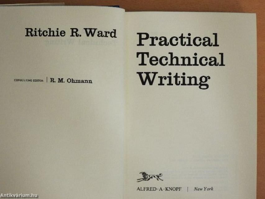 Practical Technical Writing