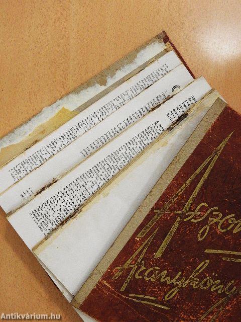 Asszonyok Aranykönyve I. (töredék) (rossz állapotú)