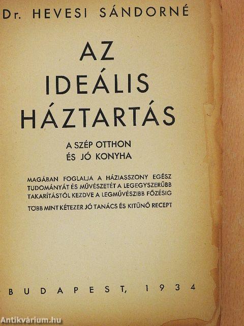 Az ideális háztartás (rossz állapotú)