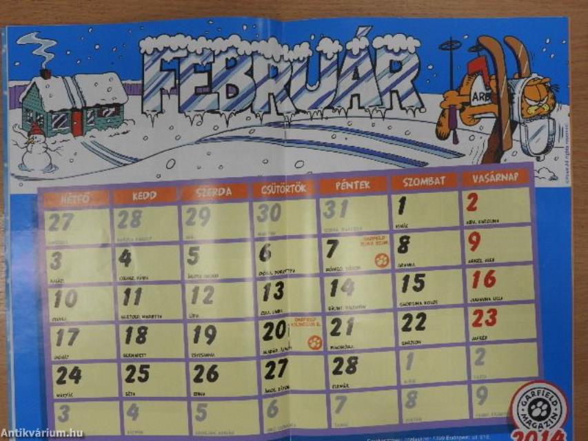 Garfield 2014. január