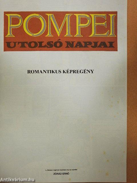 Pompei utolsó napjai