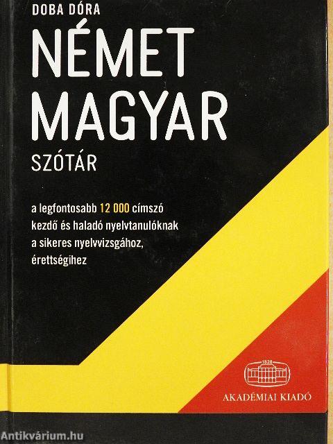Német-magyar szótár