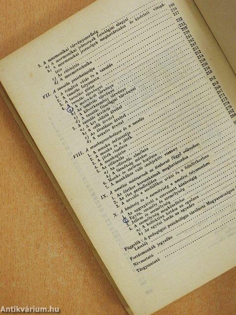 Bevezetés a pedagógiai pszichológiába