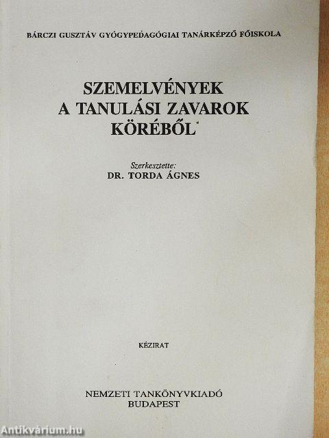 Szemelvények a tanulási zavarok köréből