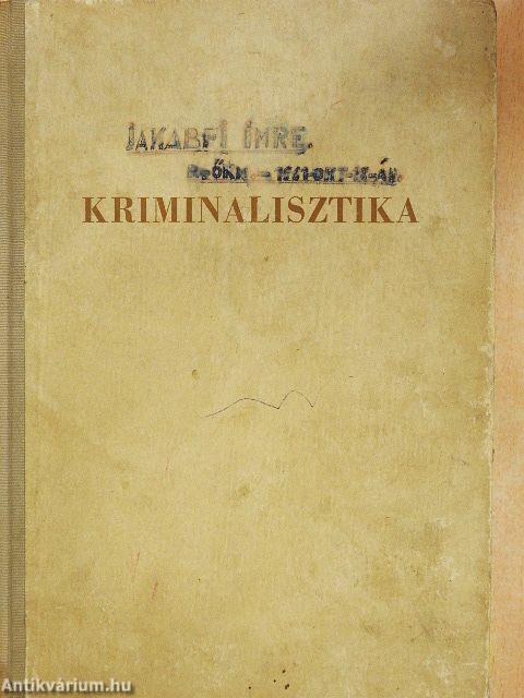 Kriminalisztika
