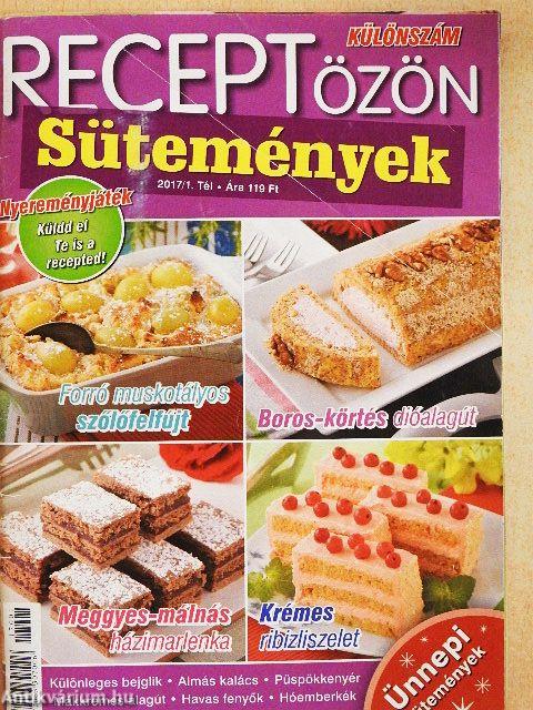 Receptözön - Sütemények 2017/1. Tél